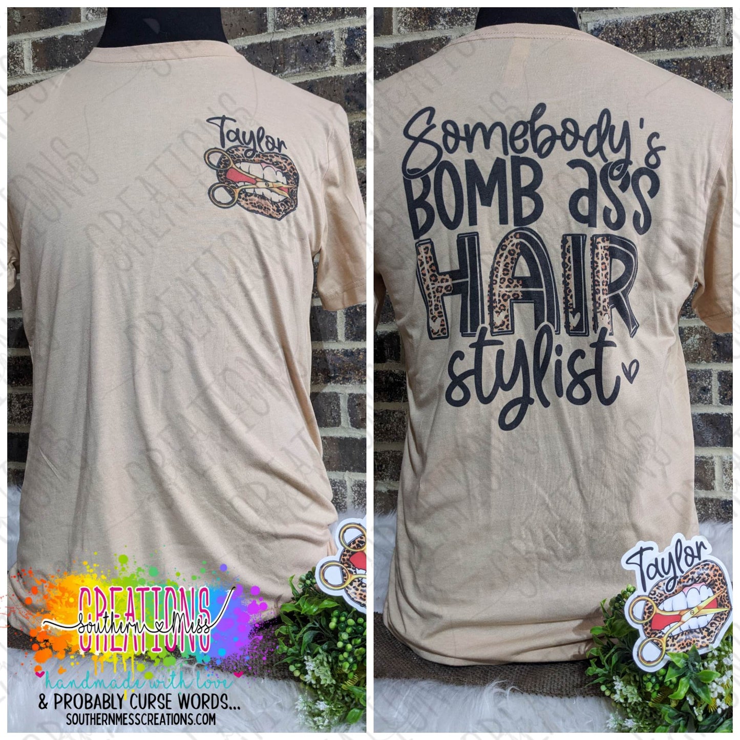 Customized Shirt Bundle: Somebody's Bomb Ass Hair Stylist