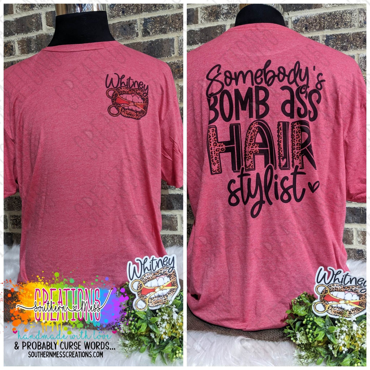 Customized Shirt Bundle: Somebody's Bomb Ass Hair Stylist