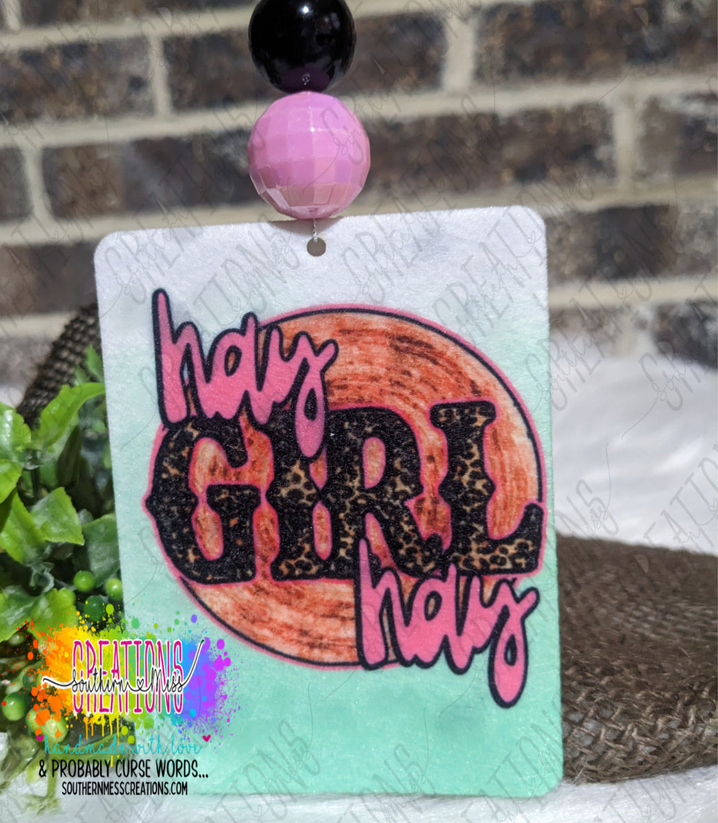 Air Freshener: Hay Girl Hay