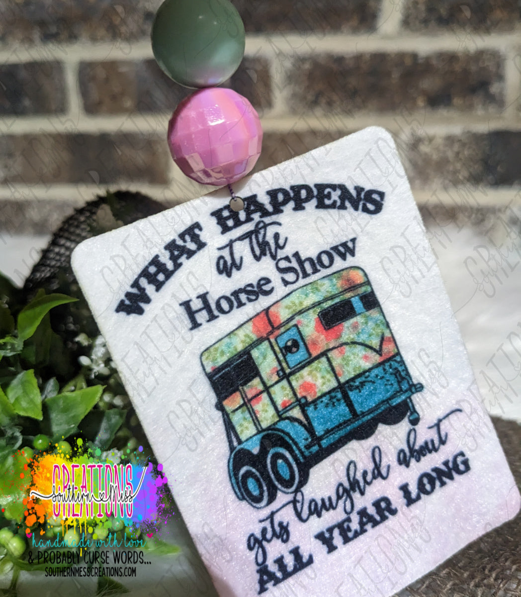 Air Freshener: What Happens At The Horse Show Gets Laughed About All Year Long