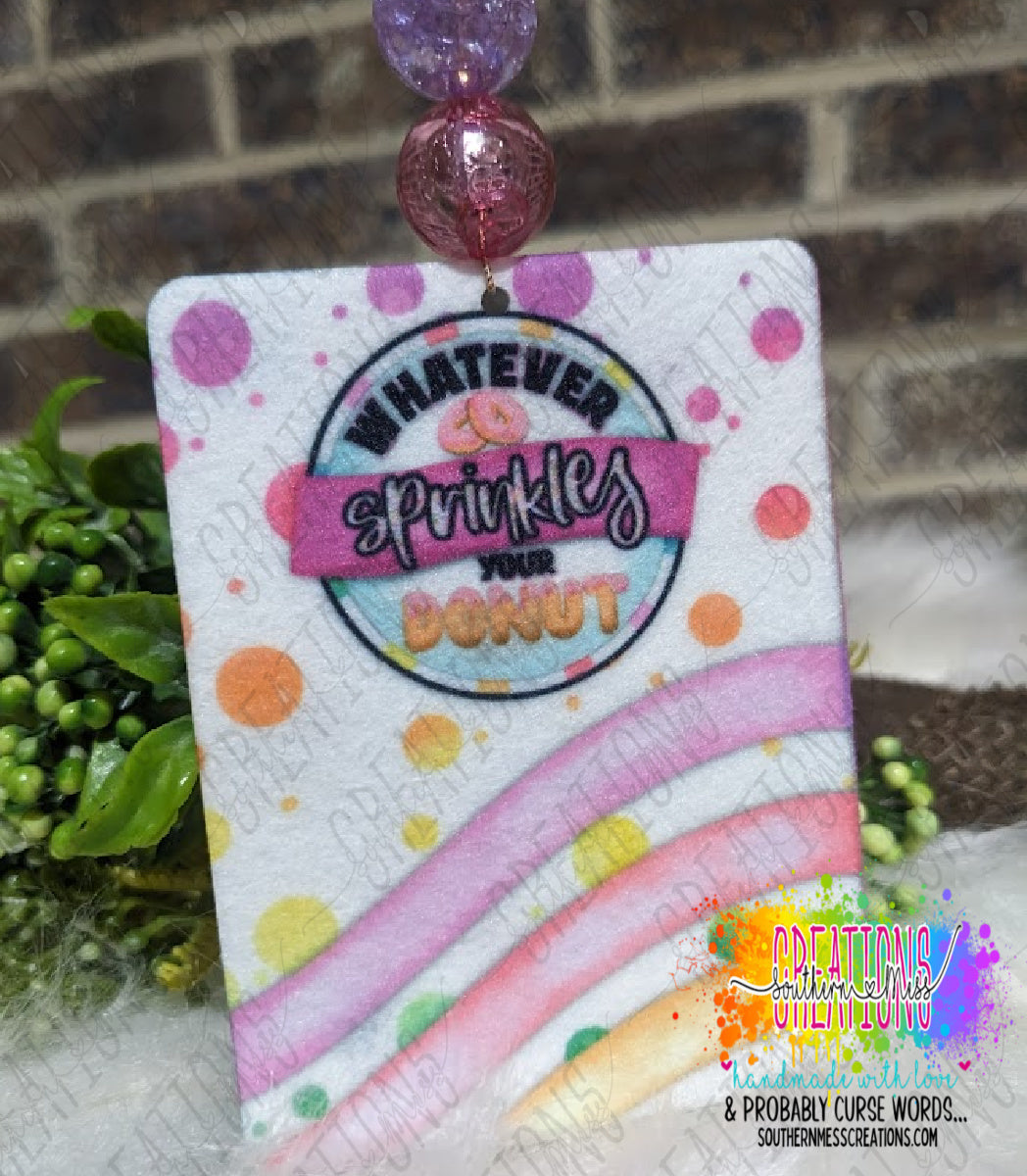 Air Freshener: Whatever Sprinkles Your Donut