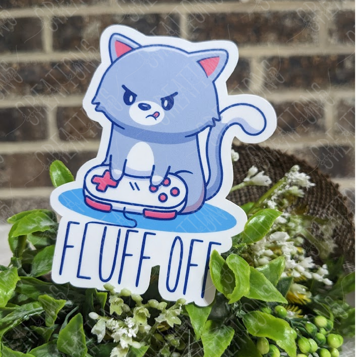 Fluff Off Gamer Cat