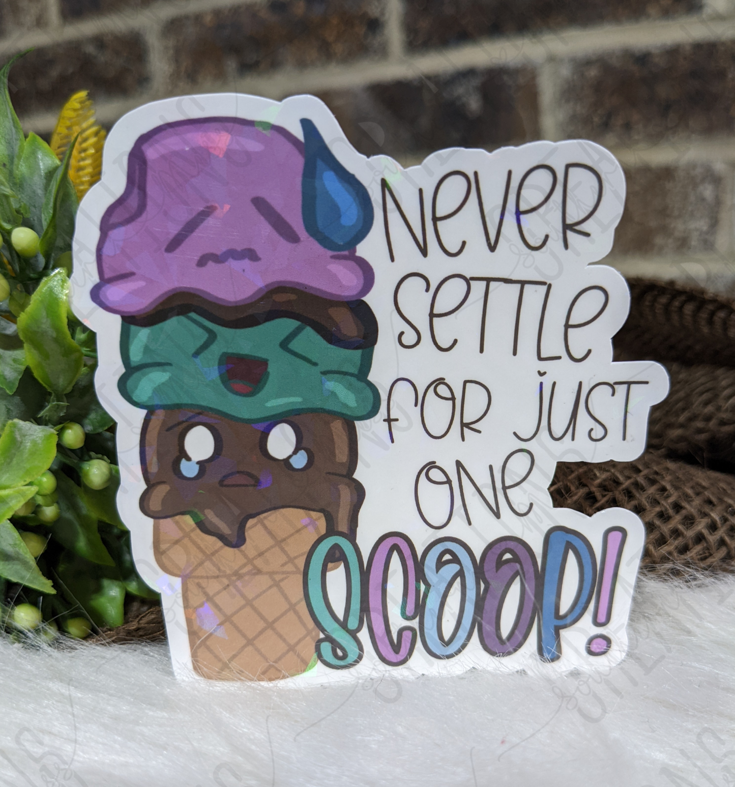 Never Settle For Just One Scoop