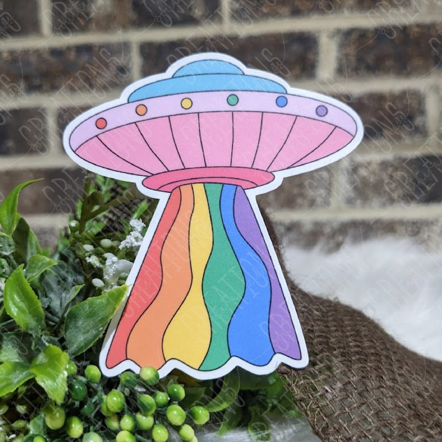 Rainbow Spaceship