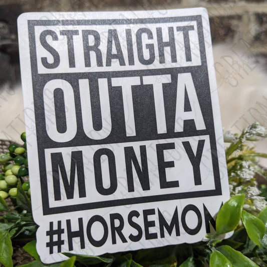 Straight Outta Money #HorseMom