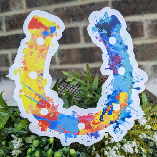 Watercolor Horseshoe