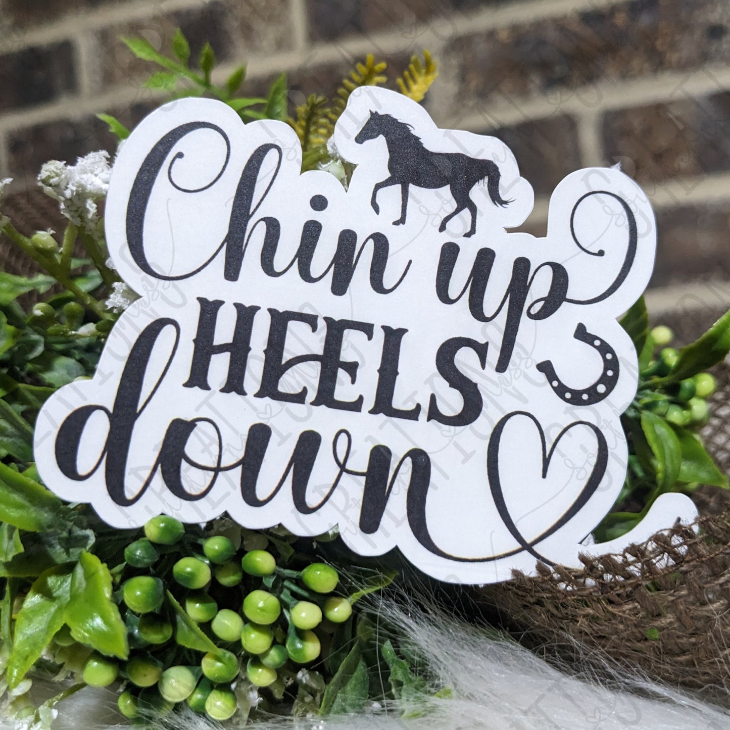 Chin Up Heels Down