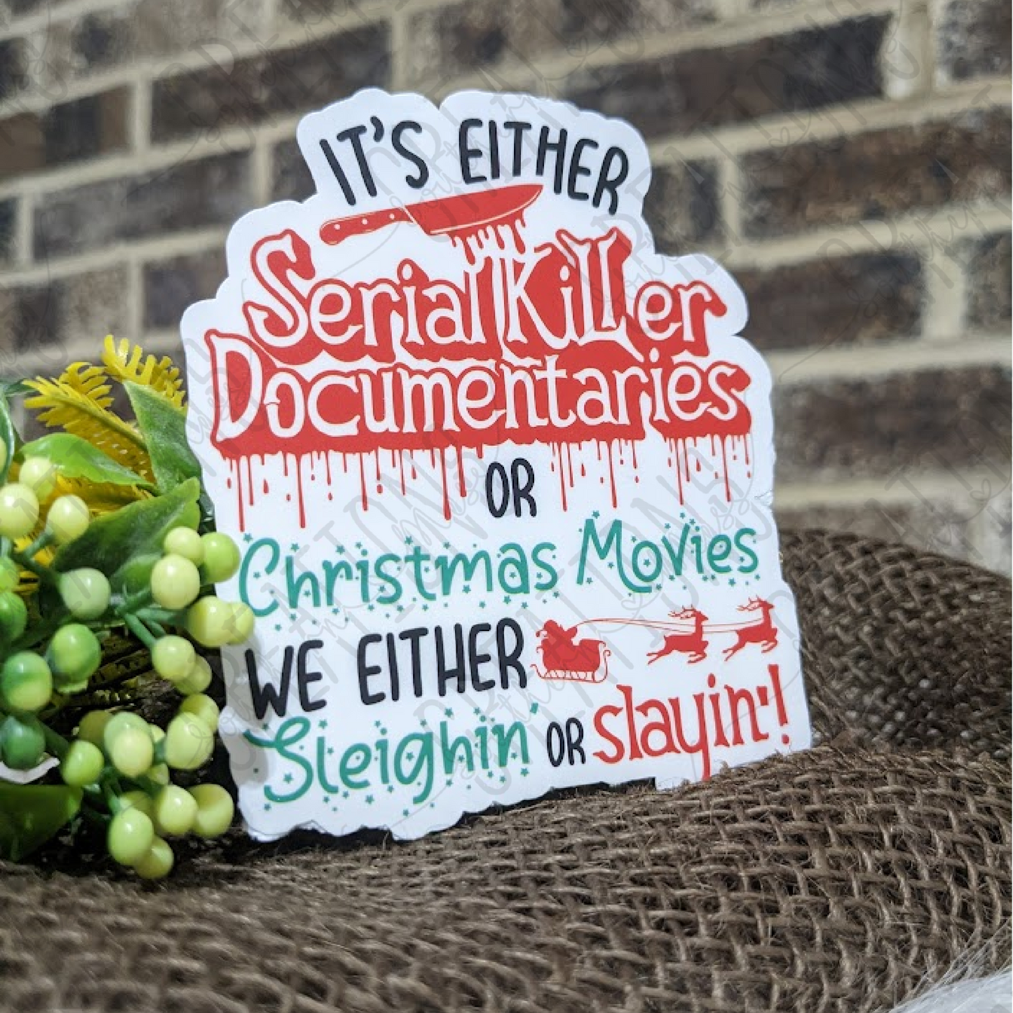 It's Either Serial Killer Documentaries or Christmas Movies