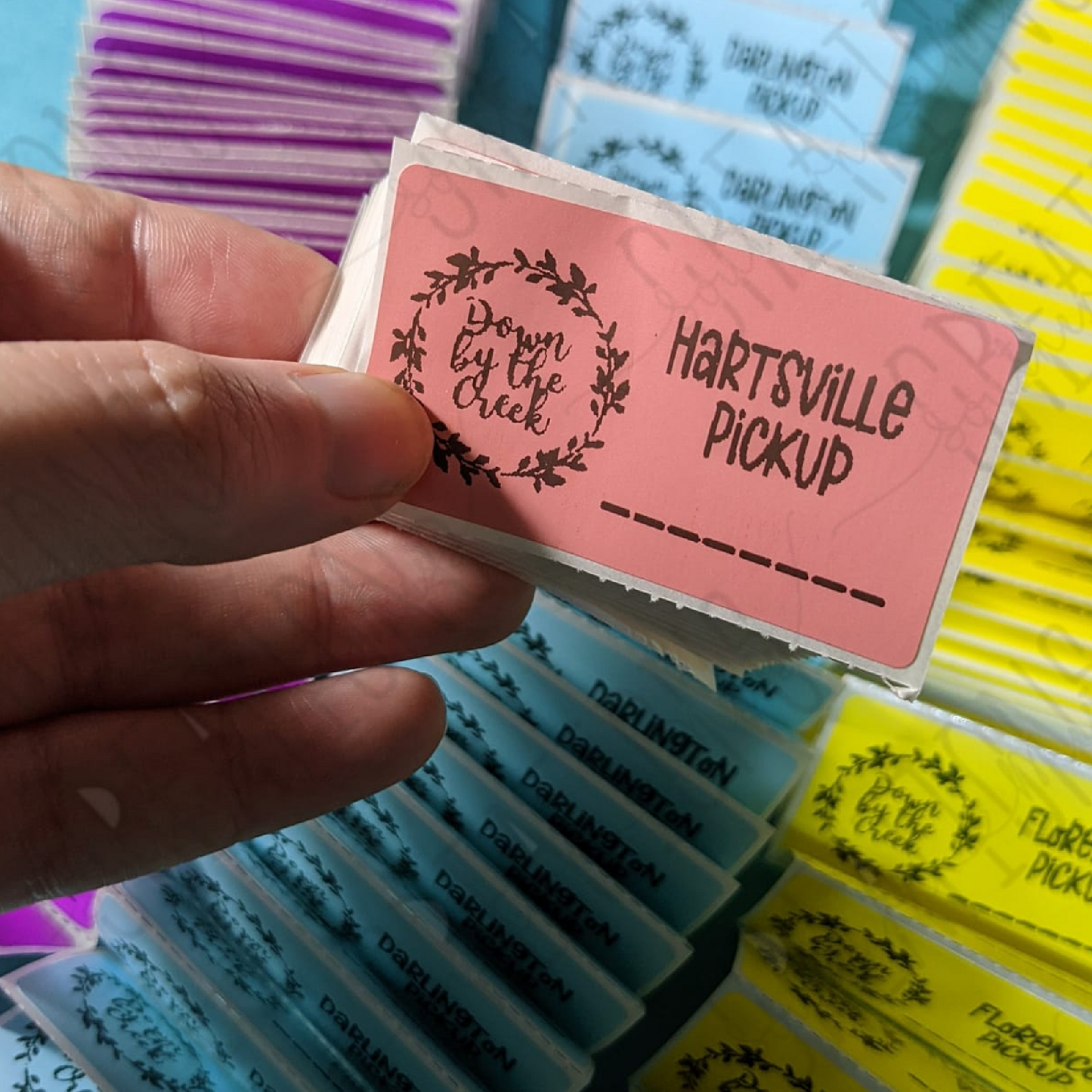 Custom 1.25" X 2.25" Pickup Labels