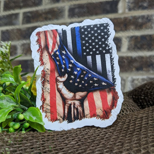 Thin Blue Line Flag