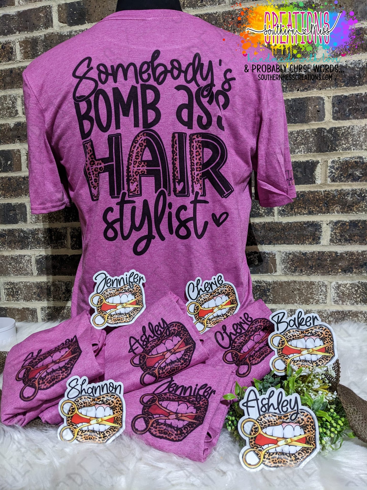 Customized Shirt Bundle: Somebody's Bomb Ass Hair Stylist