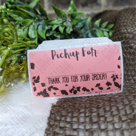 Fall Pickup Labels