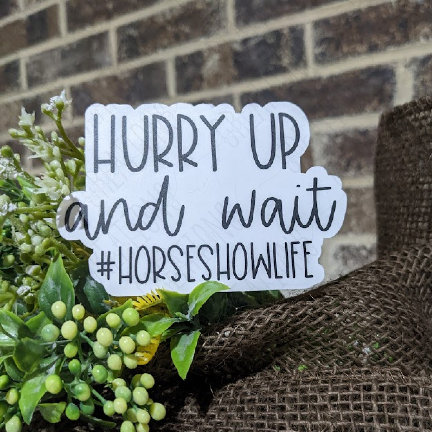 Hurry Up And Wait: Horseshow Life